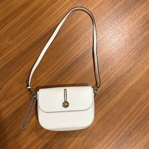 Escada white leather bag.